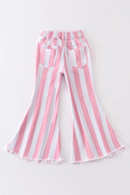 Load image into Gallery viewer, Pink Stripe Flares Jeans