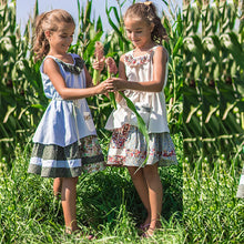 Load image into Gallery viewer, Boho Patchwork-Layers Dress