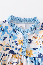 Load image into Gallery viewer, Blue Floral Baby Gown