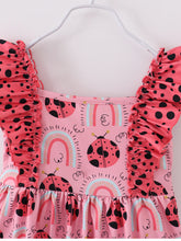 Load image into Gallery viewer, Pink Ladybug Dress