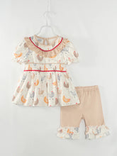 Load image into Gallery viewer, Smocked Chicken Short Set