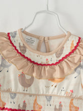 Load image into Gallery viewer, Smocked Chicken Short Set