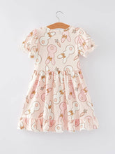 Load image into Gallery viewer, Easter Cute Rabbit Carrot  Ruffle Dress
