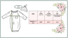 Load image into Gallery viewer, Baseball Baby Gown and Hat

