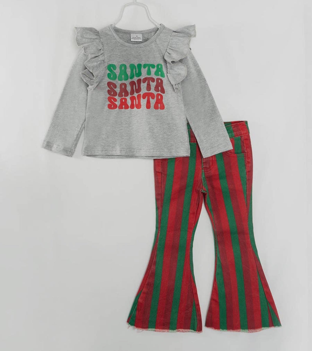 Santa Flares Striped Se