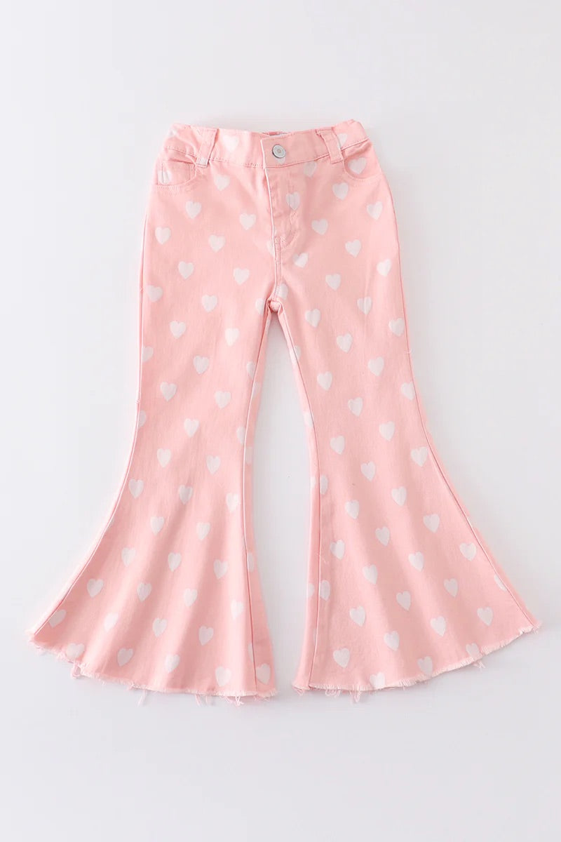 Pink Heart Jeans