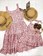 Load image into Gallery viewer, Mommy &amp; Me Pink Animal Print Twirl Dress
