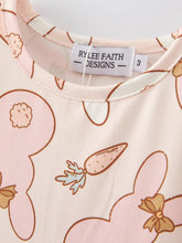 Load image into Gallery viewer, Easter Cute Rabbit Carrot  Ruffle Dress
