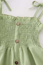 Load image into Gallery viewer, Green Smocked Dress
