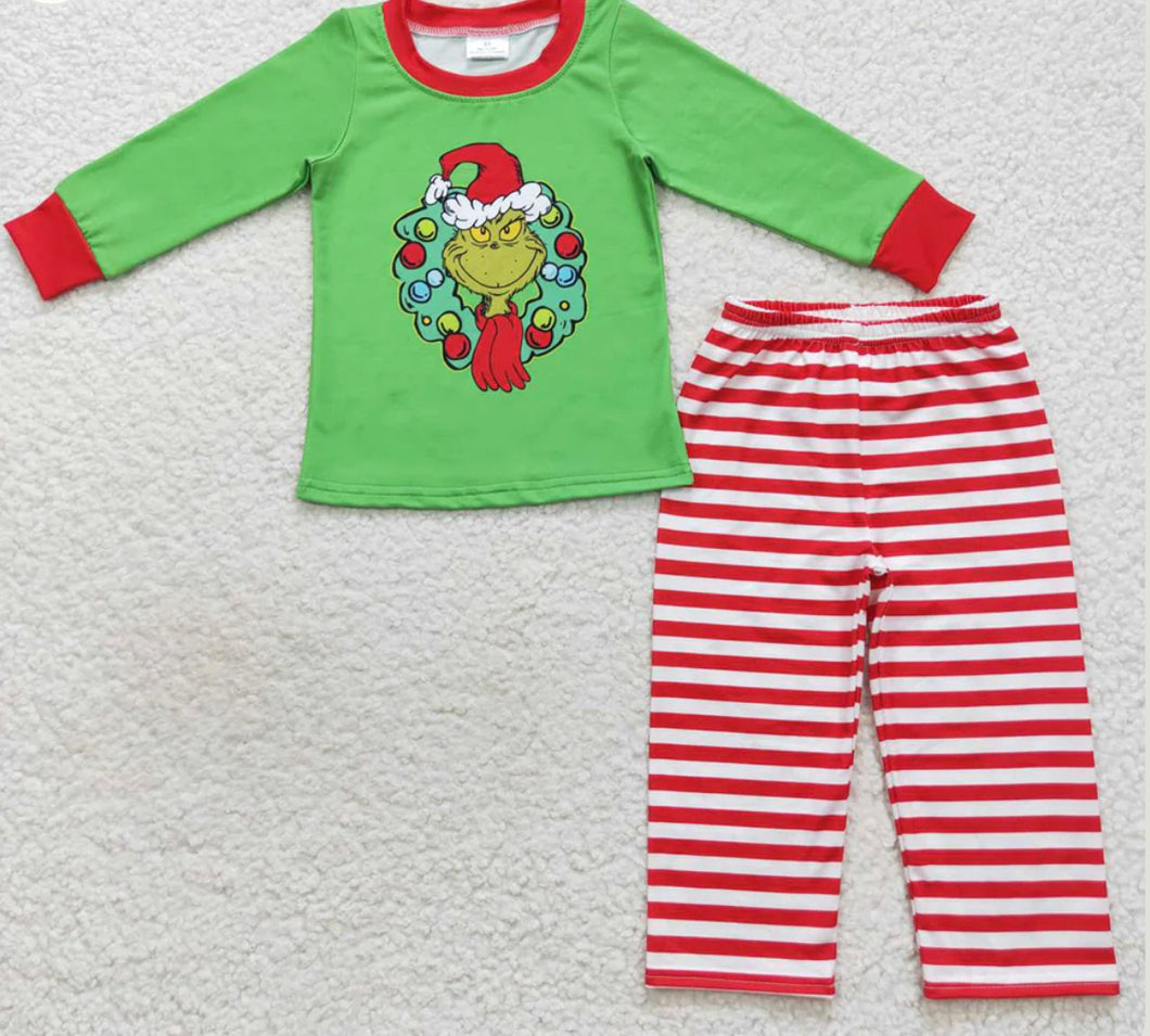 Grinch Pants Set