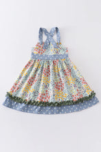 Load image into Gallery viewer, Floral Apron Dress
