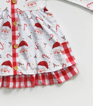 Load image into Gallery viewer, Santa Peppermint Dress
