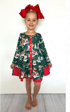 Load image into Gallery viewer, Forest Christmas Dress
