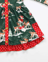 Load image into Gallery viewer, Forest Christmas Dress
