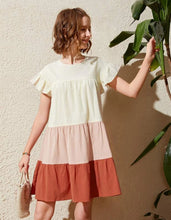 Load image into Gallery viewer, Multicolor Short Sleeves Dress
