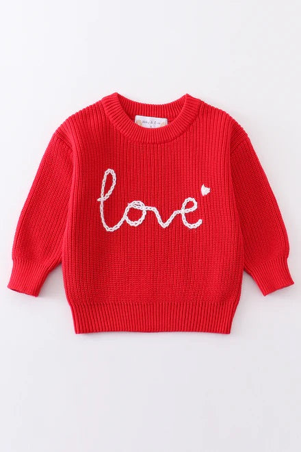 Red Love Sweater