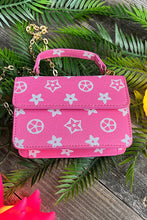 Load image into Gallery viewer, Pink Star Crossbodyy Chain Purse
