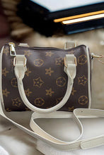 Load image into Gallery viewer, Brown &amp; White star Crossbody Tote
