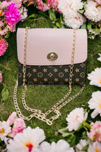 Load image into Gallery viewer, Brown / Pink Star Crossbody Purse

