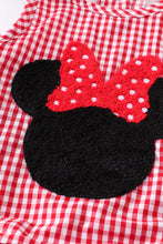 Load image into Gallery viewer, Red French Bubble Romper
