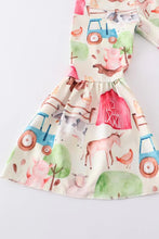 Load image into Gallery viewer, Red Farm Bell Pants Set
