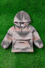 Load image into Gallery viewer, Gray Aztec Pullover
