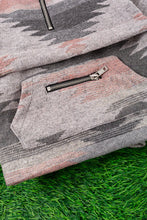 Load image into Gallery viewer, Gray Aztec Pullover
