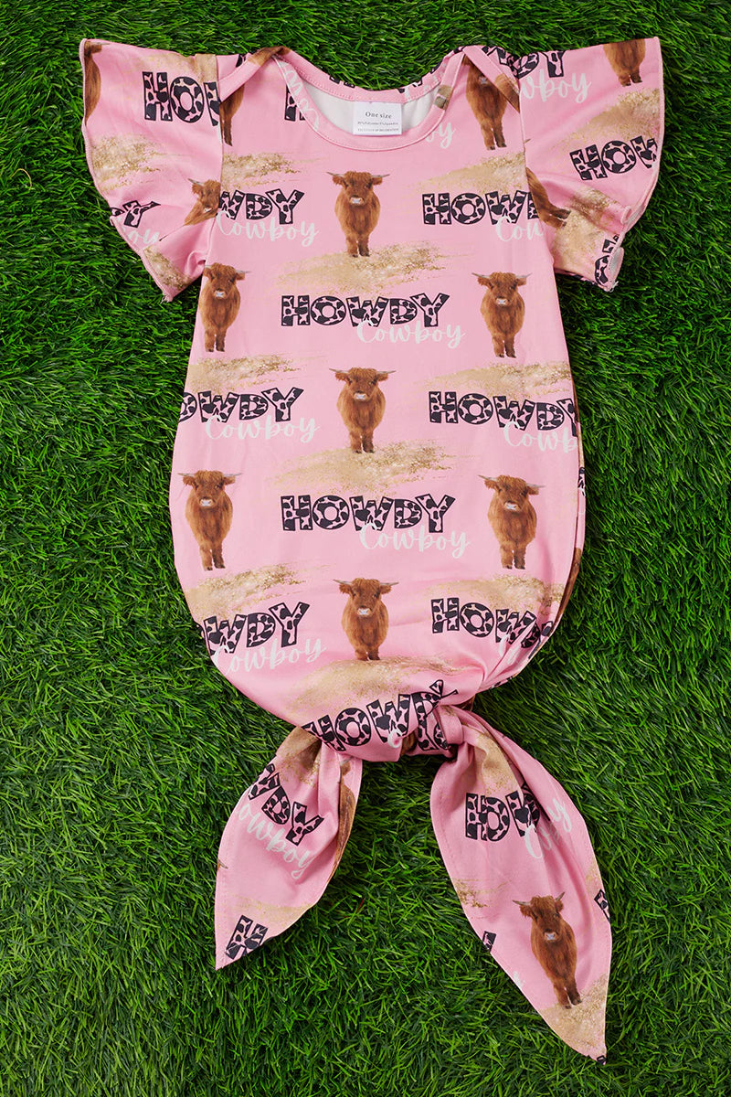 Howdy Baby Gown
