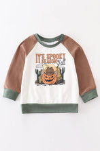 Load image into Gallery viewer, Halloween ghost pumpkin boy top
