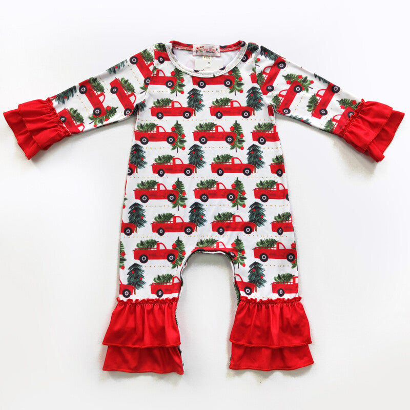 Red Truck Romper