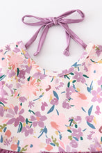 Load image into Gallery viewer, Purple Floral dress

