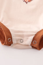 Load image into Gallery viewer, Brown Heart Romper
