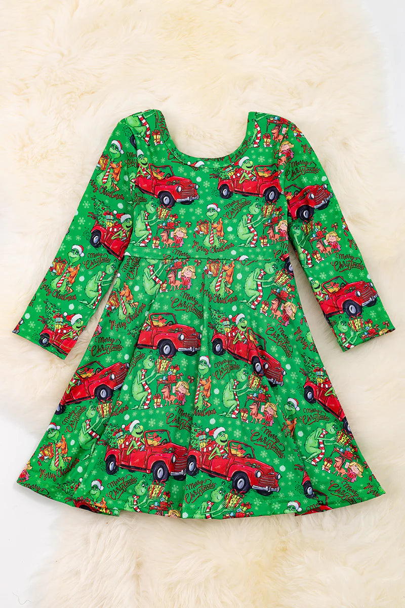 Grinchi Christmas Dress