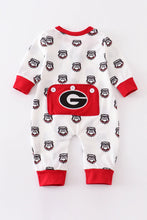 Load image into Gallery viewer, Bulldogs girl  Ruffle Romper
