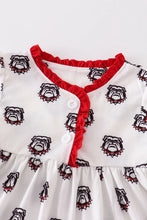 Load image into Gallery viewer, Bulldogs Ruffle Dress
