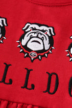 Load image into Gallery viewer, Bulldog Embroidery Dress
