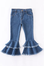 Load image into Gallery viewer, Blue Layered Denim Jeans
