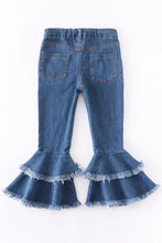 Load image into Gallery viewer, Blue Layered Denim Jeans
