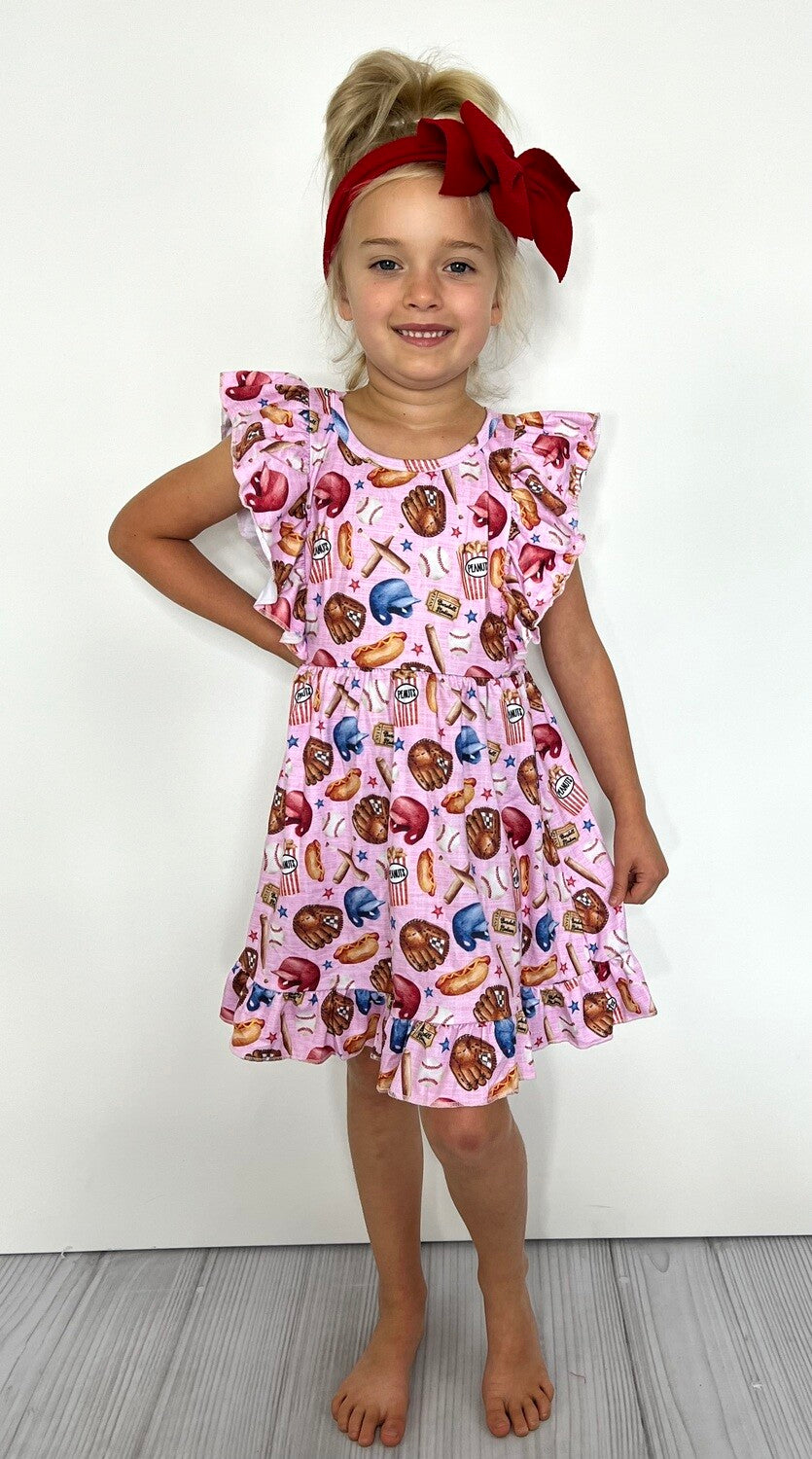 Pink Baseball Dress