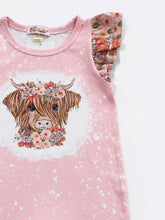 Load image into Gallery viewer, Pink Floral Highland Romper
