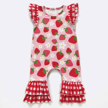 Load image into Gallery viewer, Strawberry Blossom Romper
