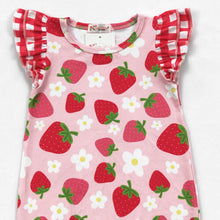 Load image into Gallery viewer, Strawberry Blossom Romper
