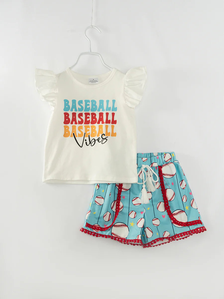 Baseball Vibes Short Set