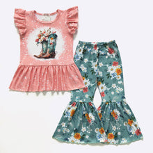 Load image into Gallery viewer, Teal Boots Flare Set
