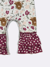 Load image into Gallery viewer, Plum Highland Romper
