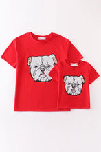 Load image into Gallery viewer, Mommy &amp;b Me Georgia Bulldog Sequin Top
