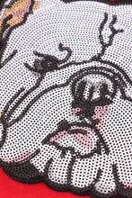 Load image into Gallery viewer, Mommy &amp;b Me Georgia Bulldog Sequin Top
