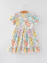 Load image into Gallery viewer, Easter Colorful Bunny   Dress
