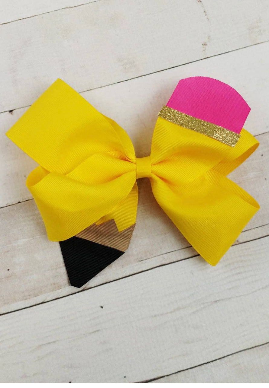 Pencil Hair Bow