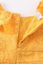 Load image into Gallery viewer, Mustard Ruffle Jumpsuit
